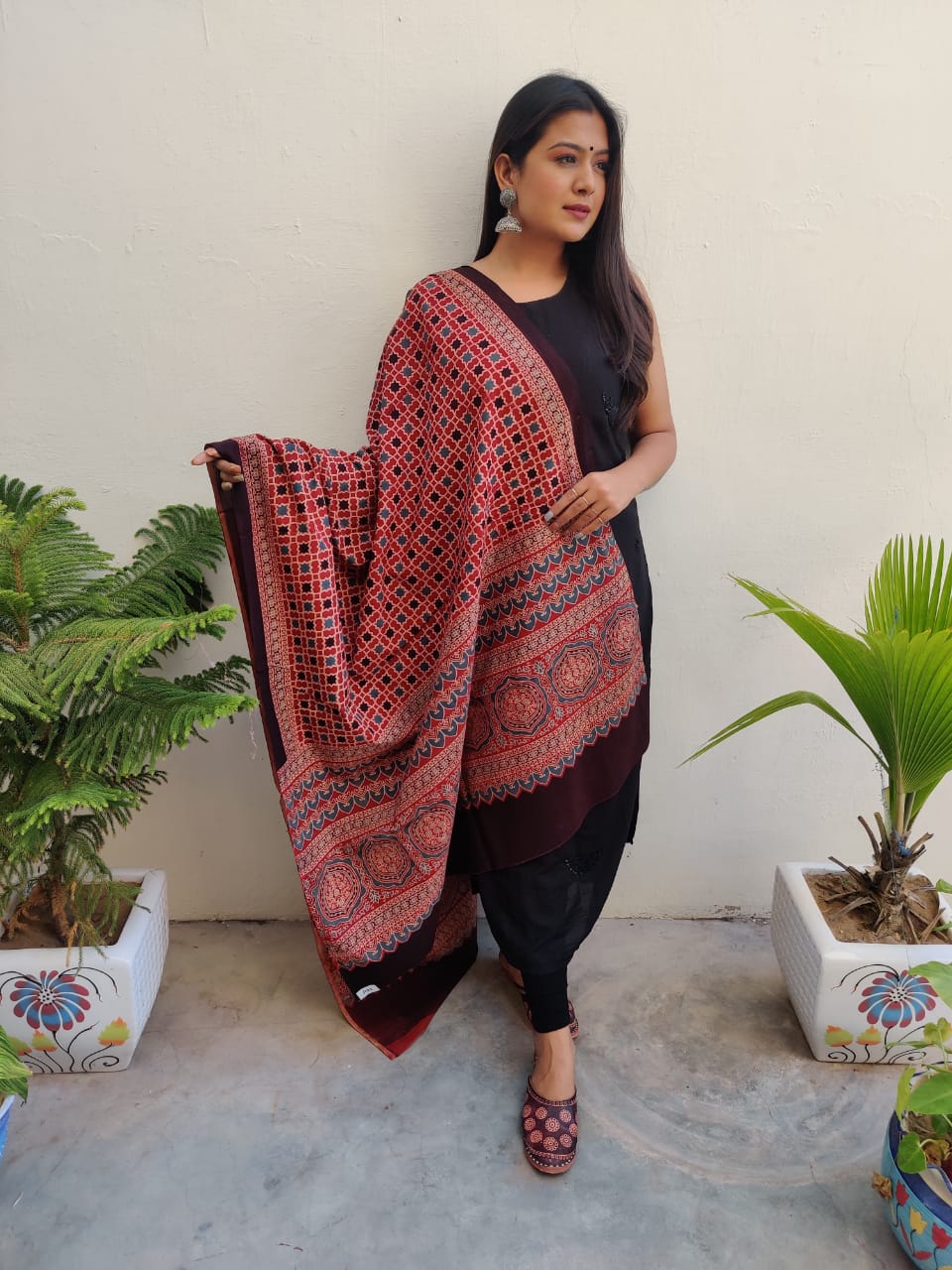 Kutchhi Block Print Dupatta